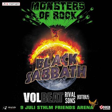 Monsters of Rock – Stockholm 9/7-2016