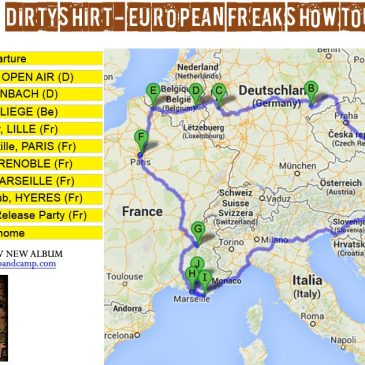 Dirty Shirt – European Freak Show Tour 2013